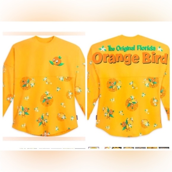 Disney Spirt Jersey The Original Florida Orange Bird long sleeve shirt Small - Picture 2 of 12